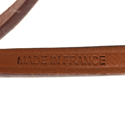 Hermes Milo Lambskin Swift Shopping Bag Charm Feu Gold 4 of 4