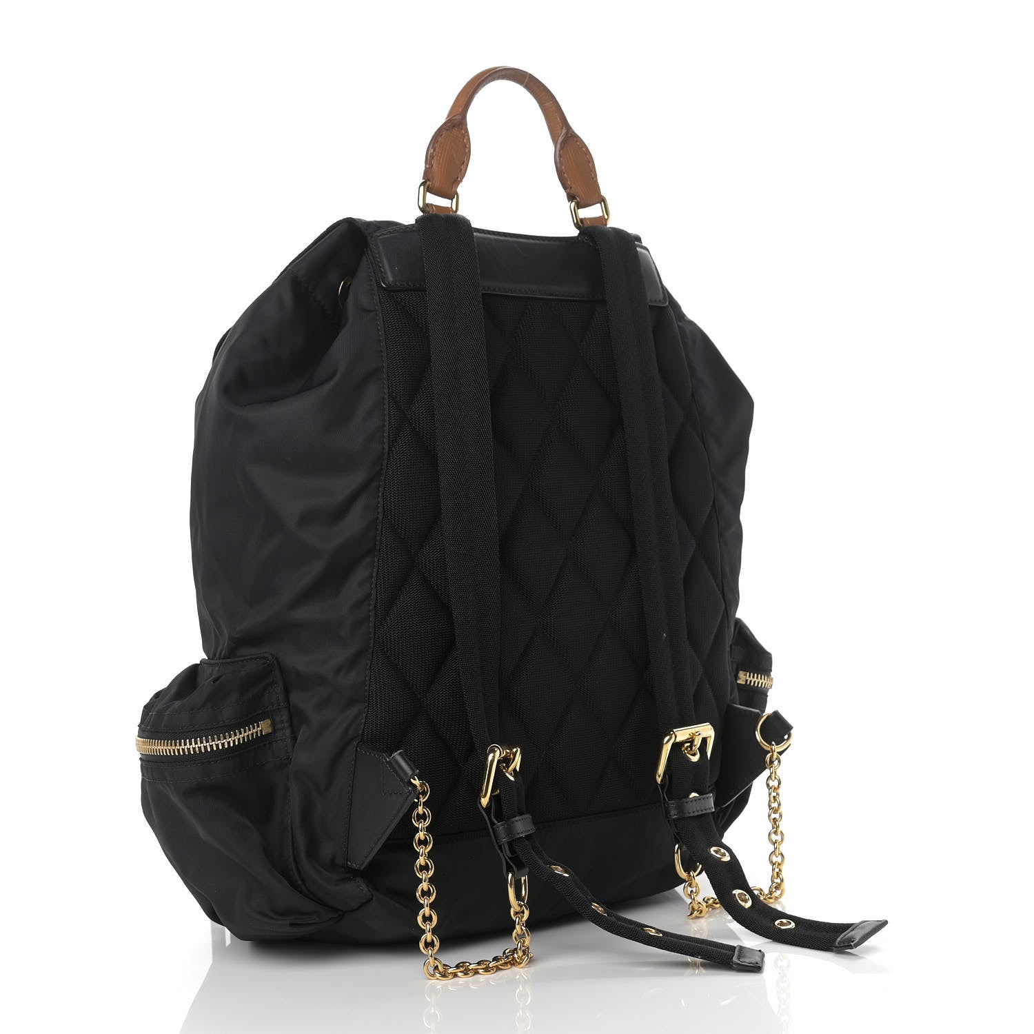 Burberry Nylon Large Rucksack Backpack Black 3 of 13