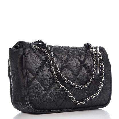 Chanel Coated Canvas Quilted Le Marais Flap Black 3 of 8
