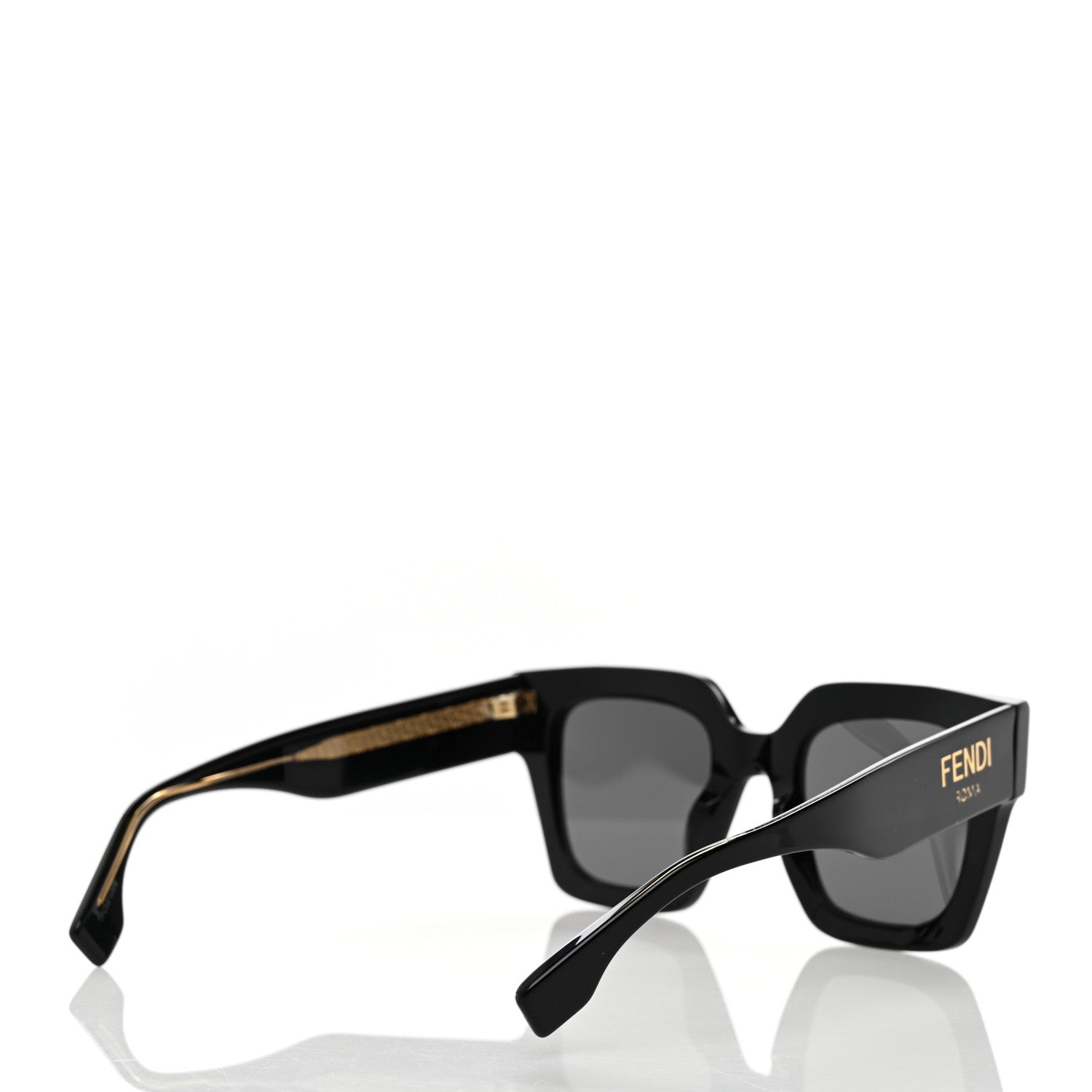 Fendi Acetate Fendi Roma Sunglasses FF 0457/G/S Black 4 of 8