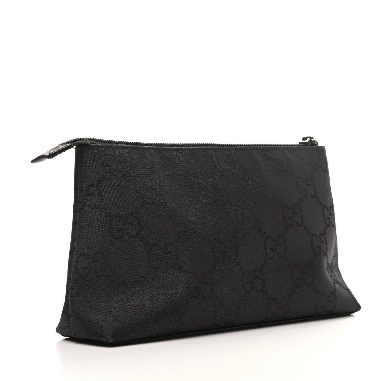 Nylon Monogram Cosmetic Pouch Black