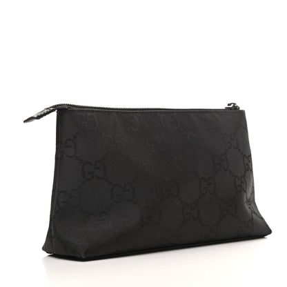 Gucci Nylon Monogram Cosmetic Pouch Black 3 of 9