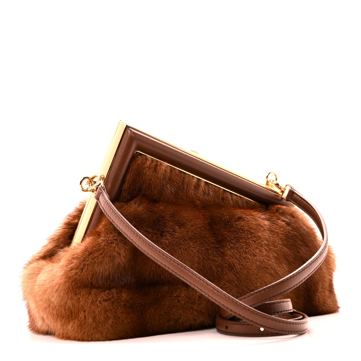 Mink Nappa Small Fendi First Naturale