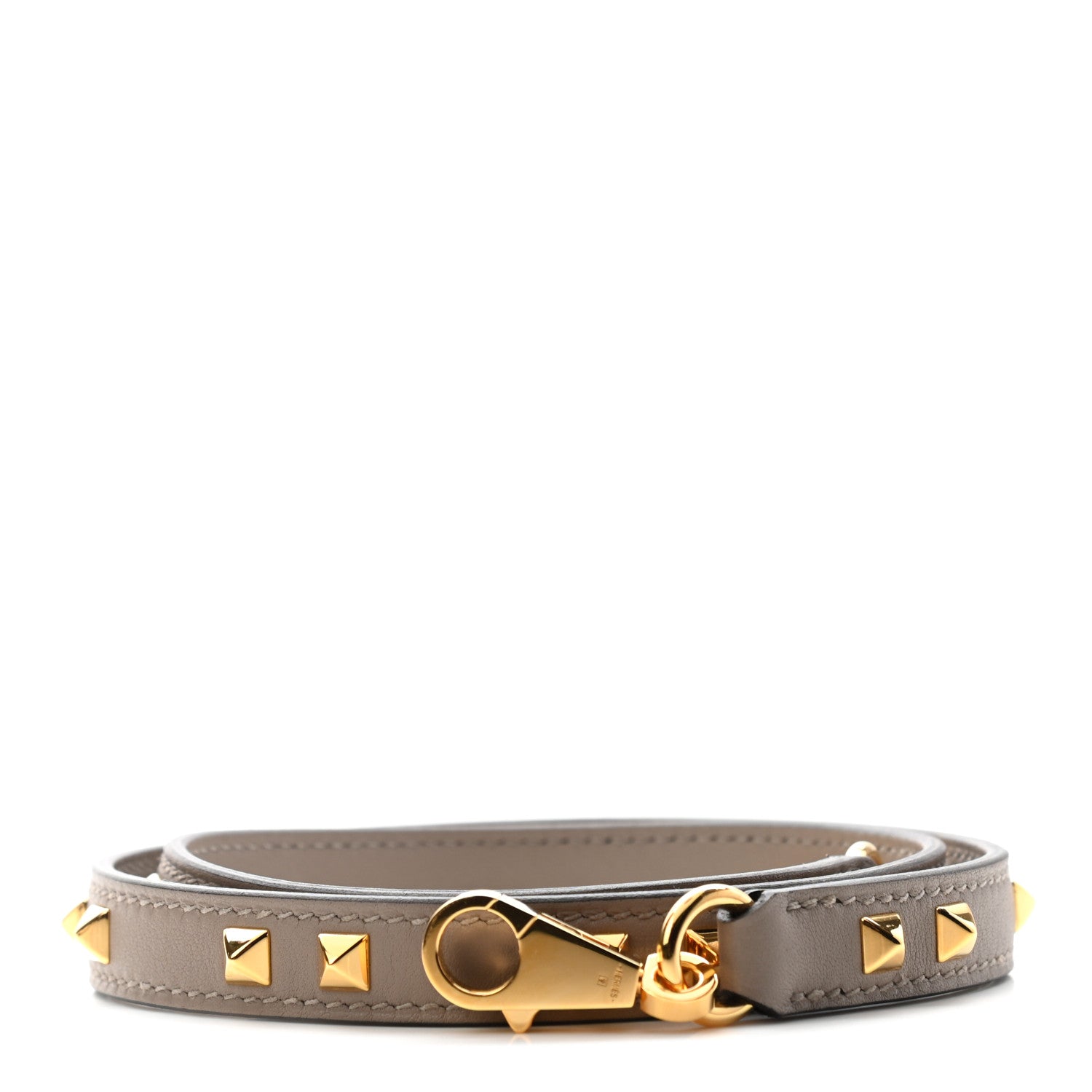 Hermes Swift 16mm Mini Dog Carres Bag Strap Gris Asphalte 1 of 6