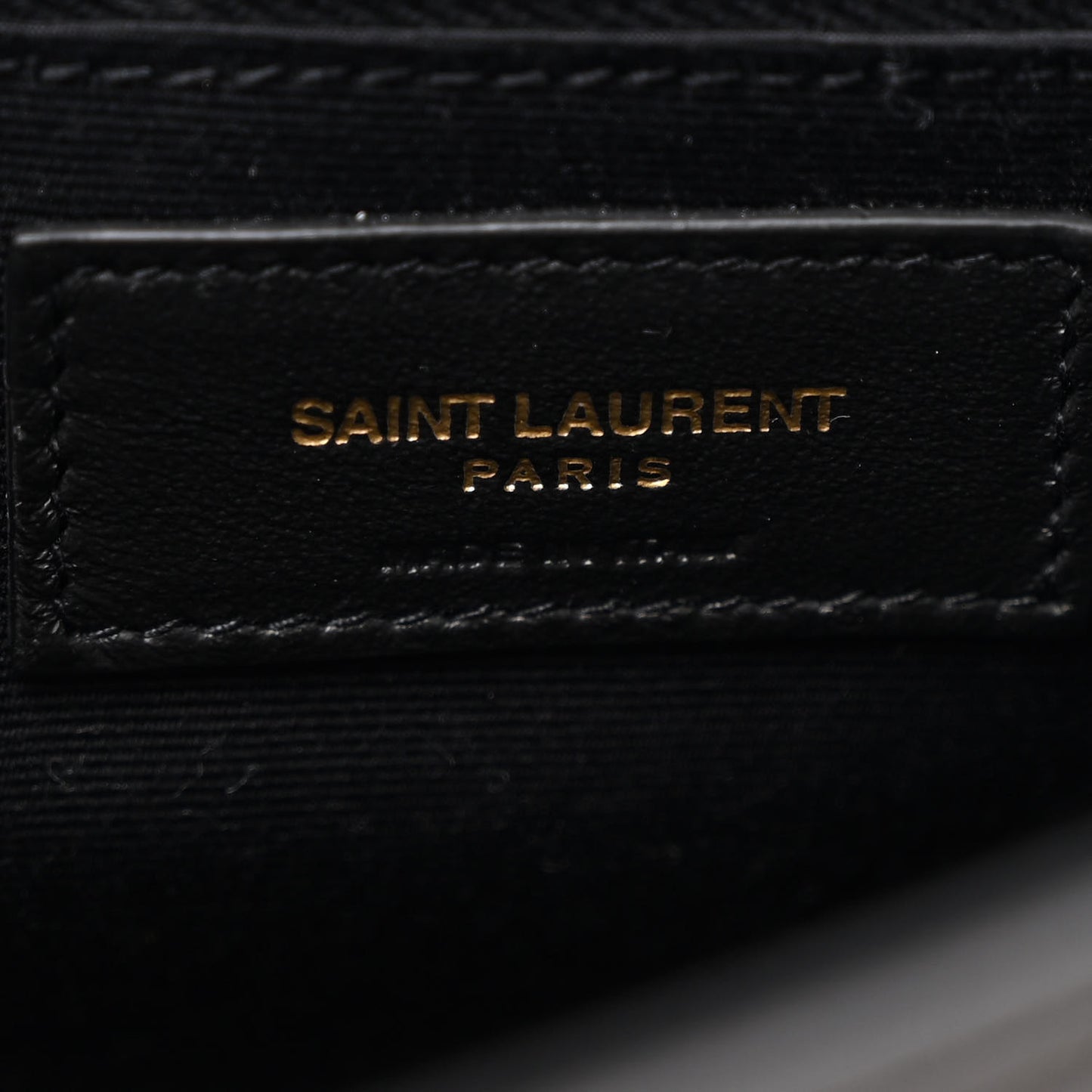 Lambskin Patchwork Monogram Large Jamie Black