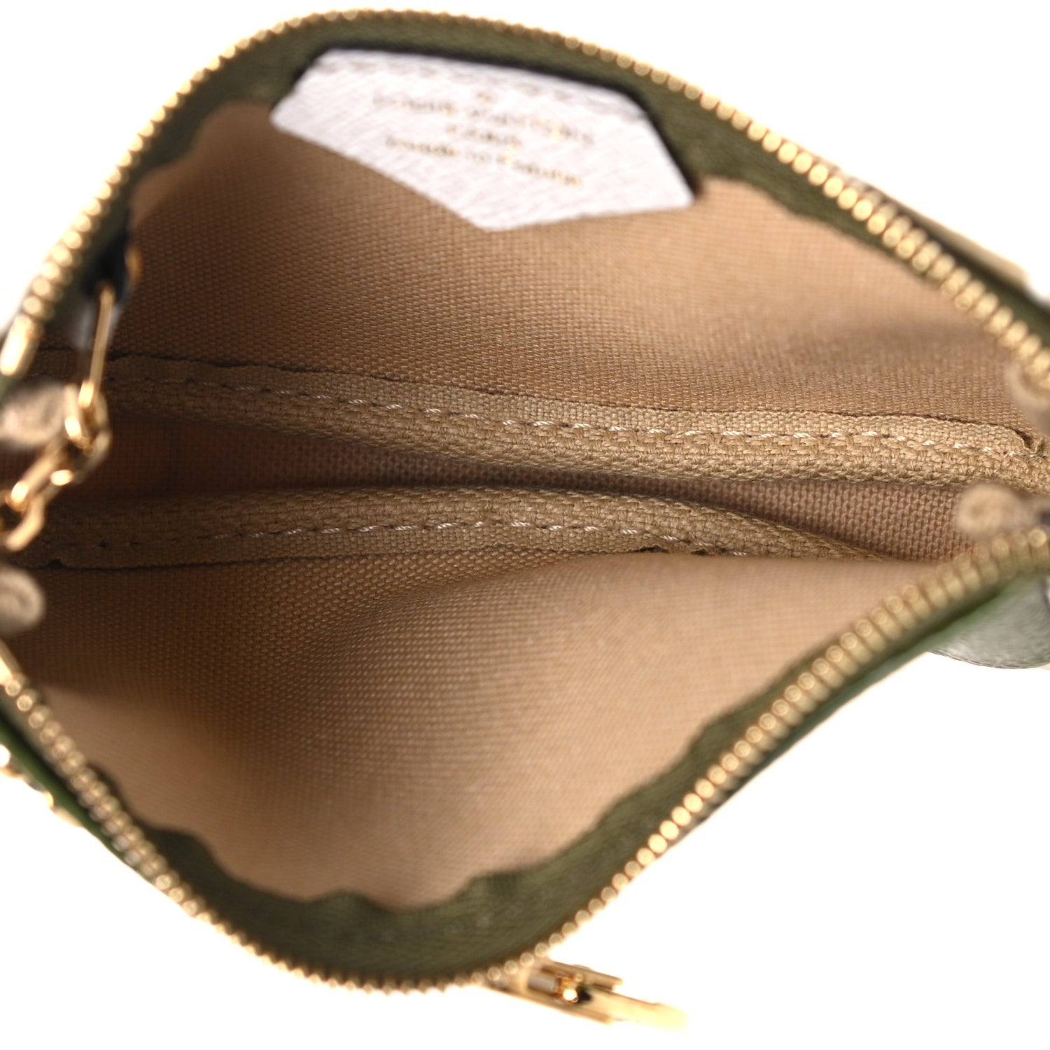Louis Vuitton Monogram Giant Micro Pochette Accessories Kaki White 5 of 6