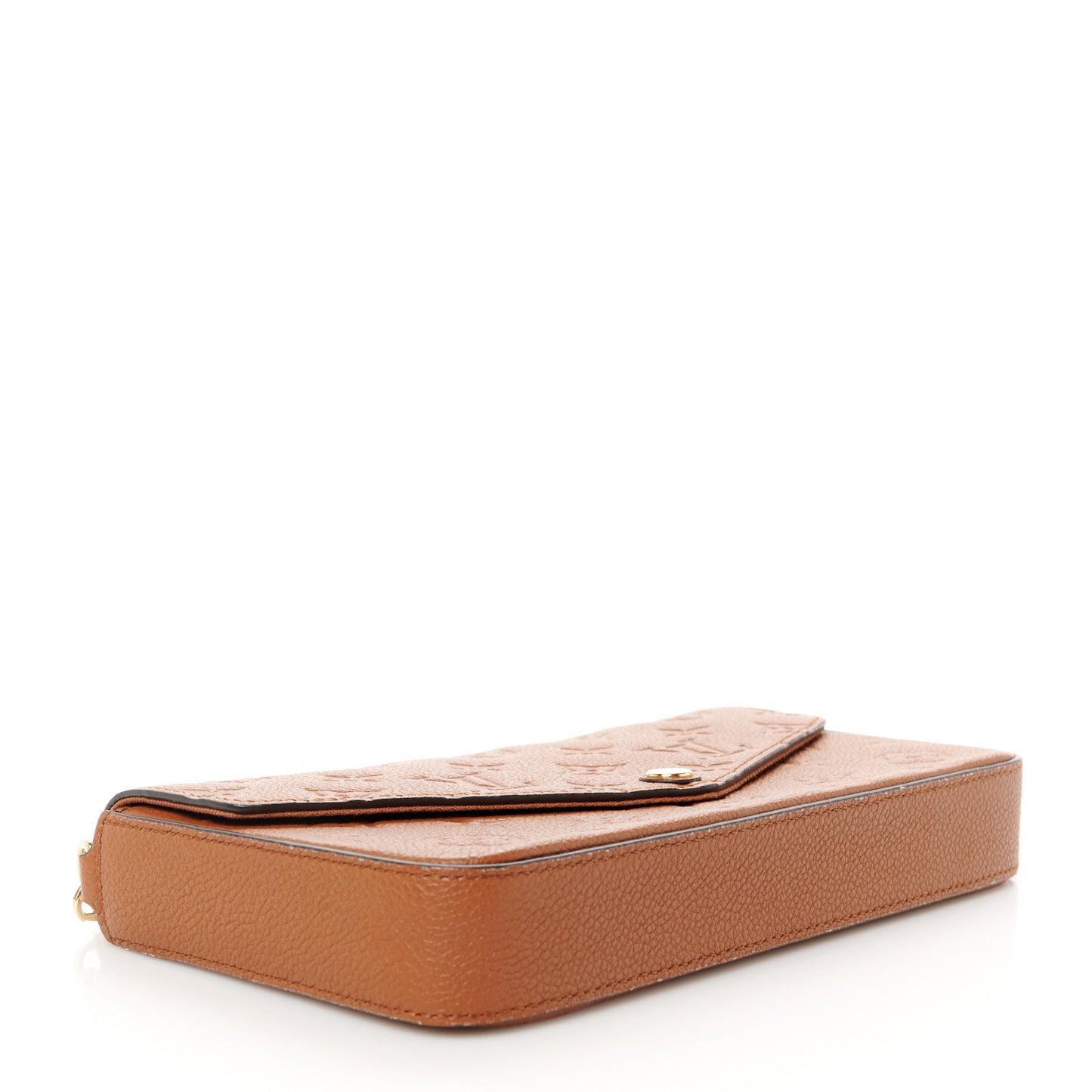 Empreinte Pochette Felicie Chain Wallet Cognac