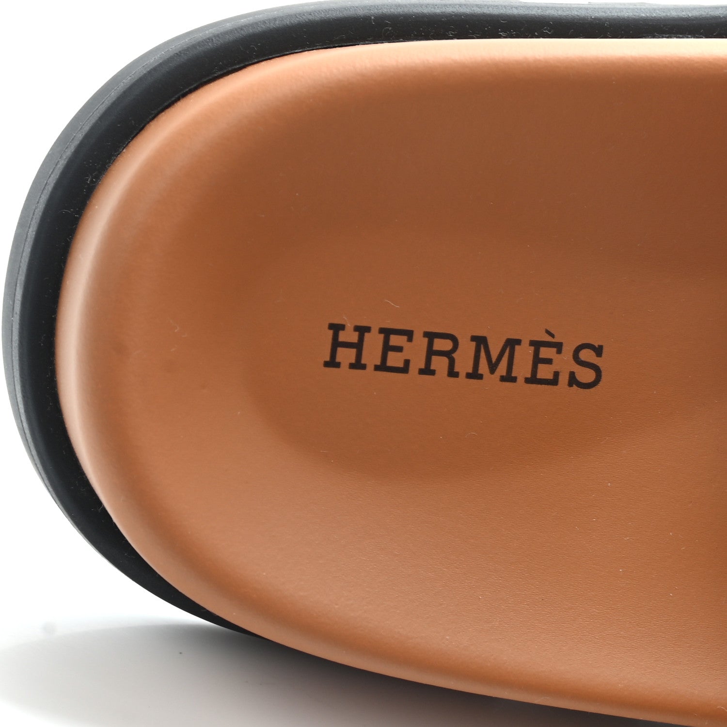 Hermes Calfskin Mens Chypre Sandals 43 Gold 6 of 8