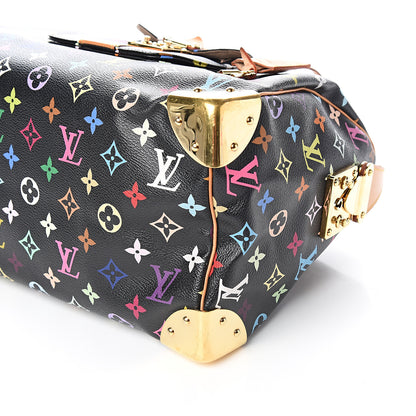 Louis Vuitton Monogram Multicolor Speedy 30 Black 7 of 9