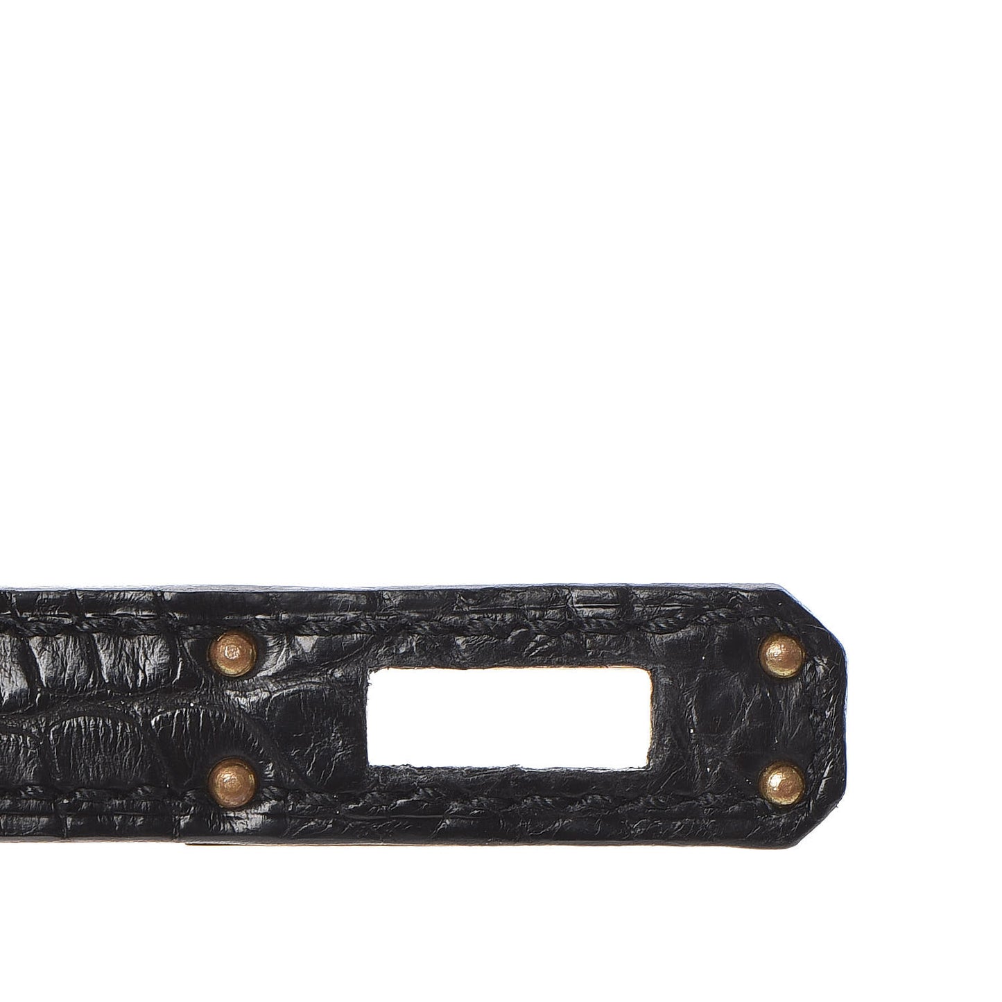 Matte Alligator Mini Kelly Sellier 20 Black