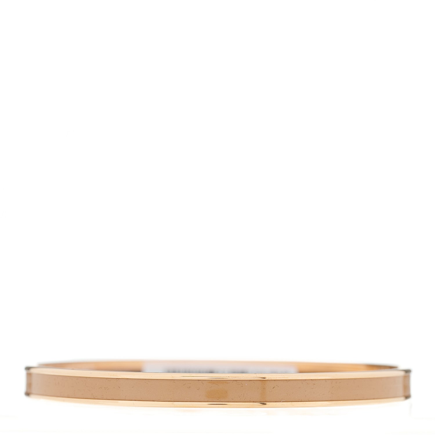 Hermes Enamel Uni Bangle 65 Chataigne 2 of 6