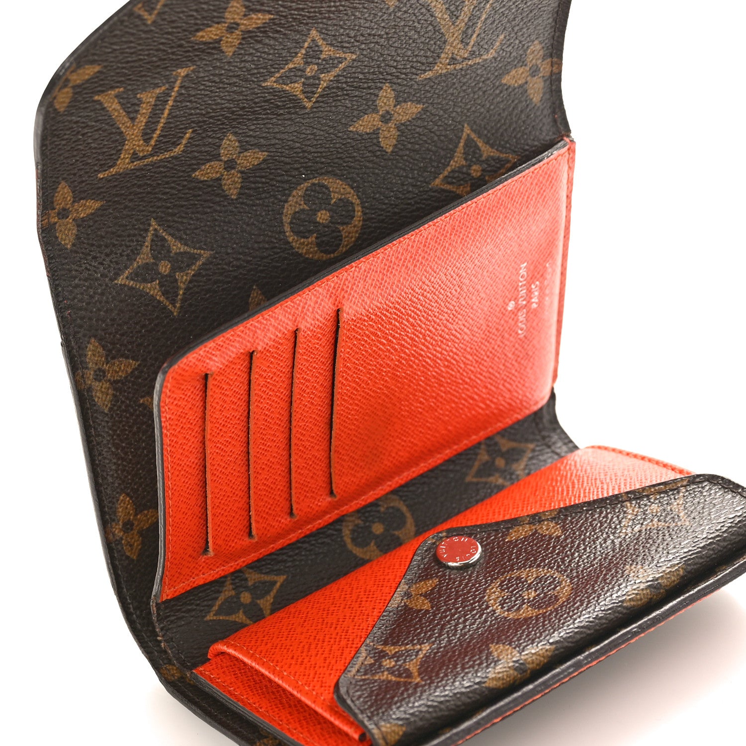 Louis Vuitton Epi Monogram Marie-Lou Compact Wallet Piment 5 of 9