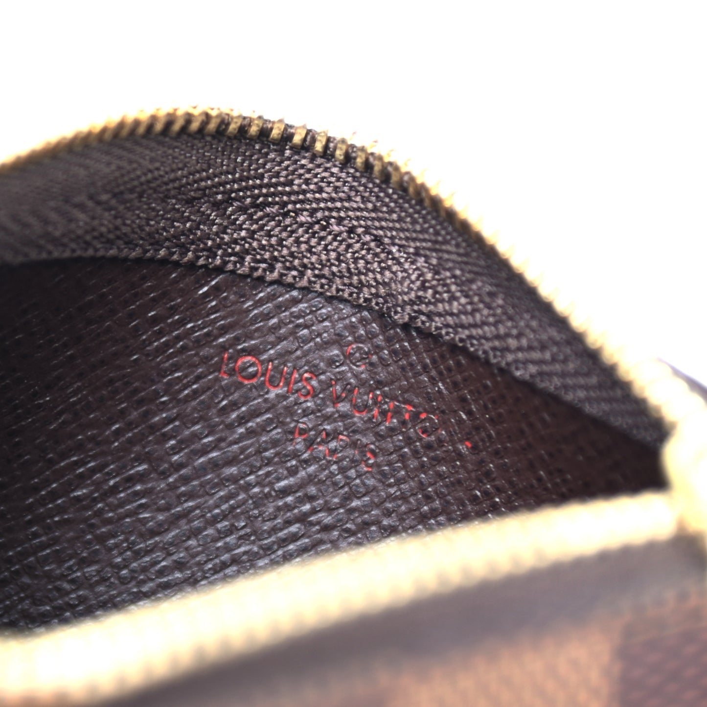 Damier Ebene Key Pouch