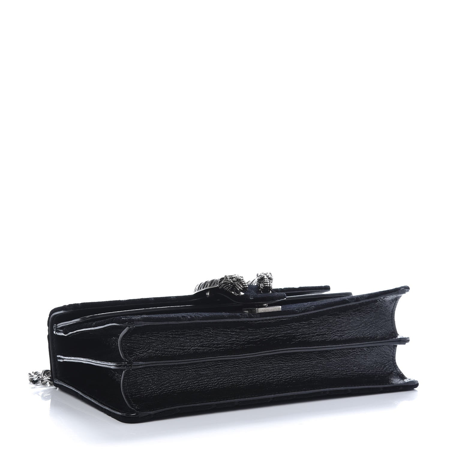 Gucci Velvet GG Monogram Small Dionysus Shoulder Bag Black 4 of 12