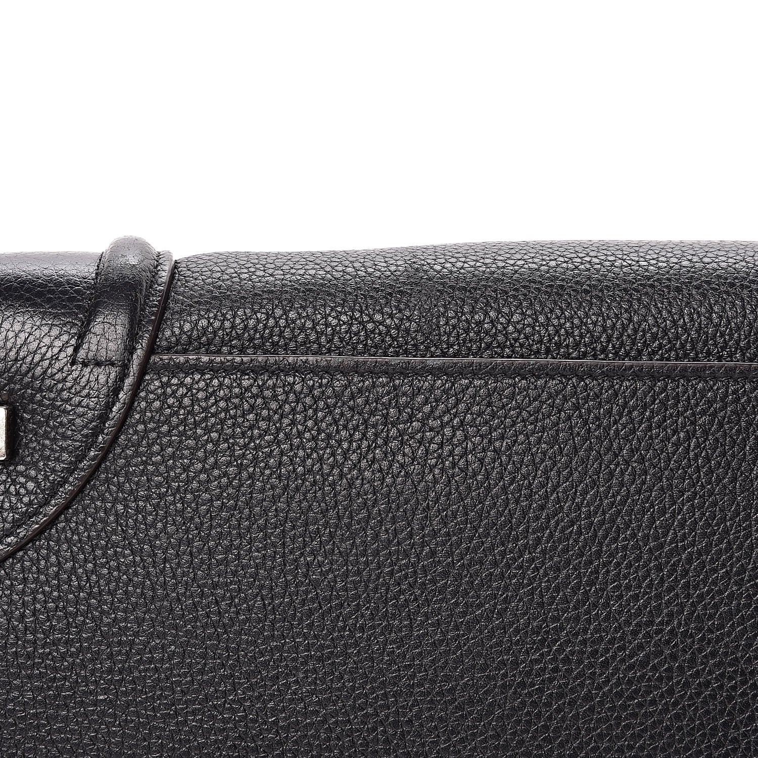 Celine Drummed Calfskin Mini Luggage Black 19 of 20