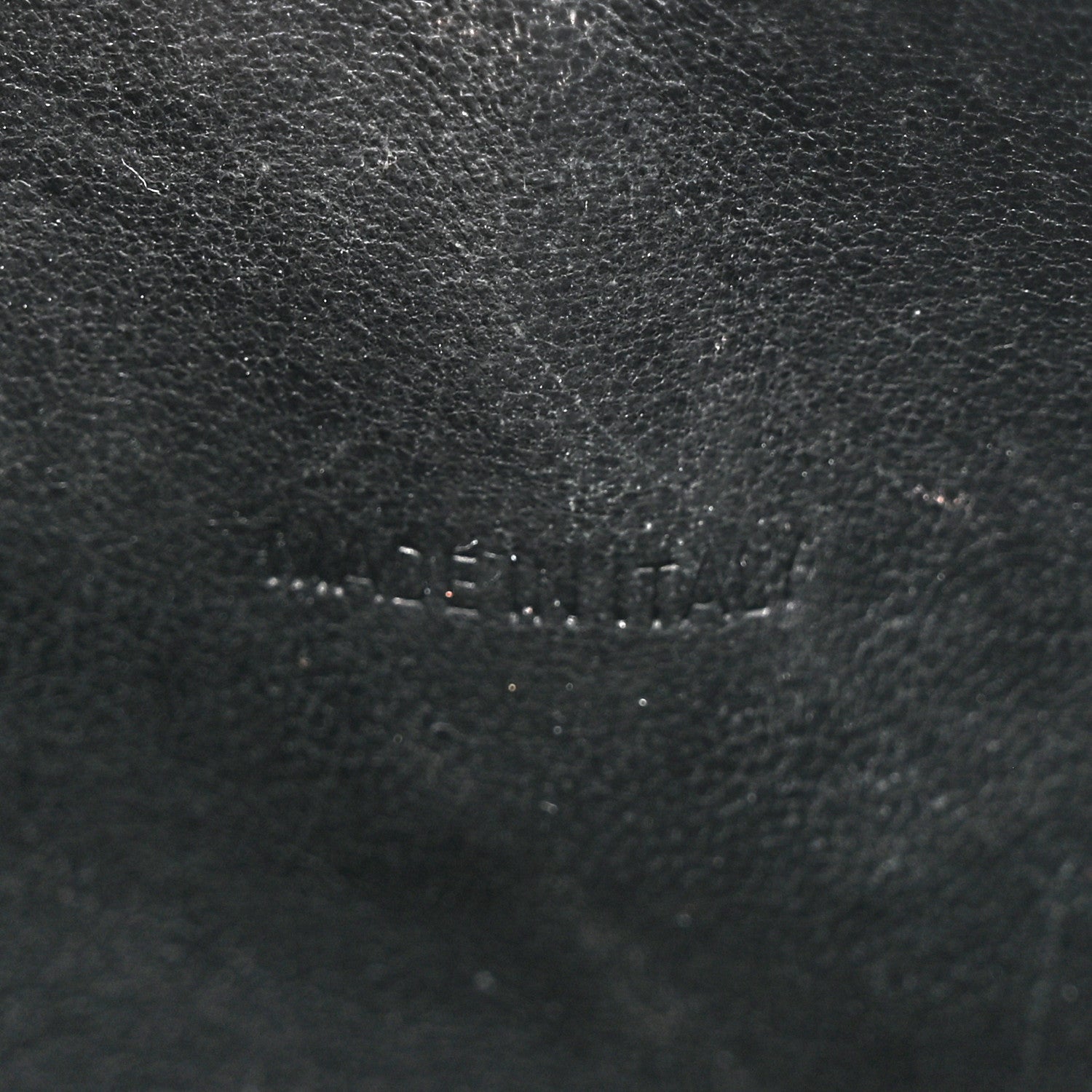 Balenciaga Shiny Calfskin Monochrome Crocodile Embossed Hourglass Top Handle Bag XS Black 7 of 17