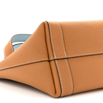 Moynat Taurillon Gex Duo Tote Bag BB Cannelle Azur 8 of 9