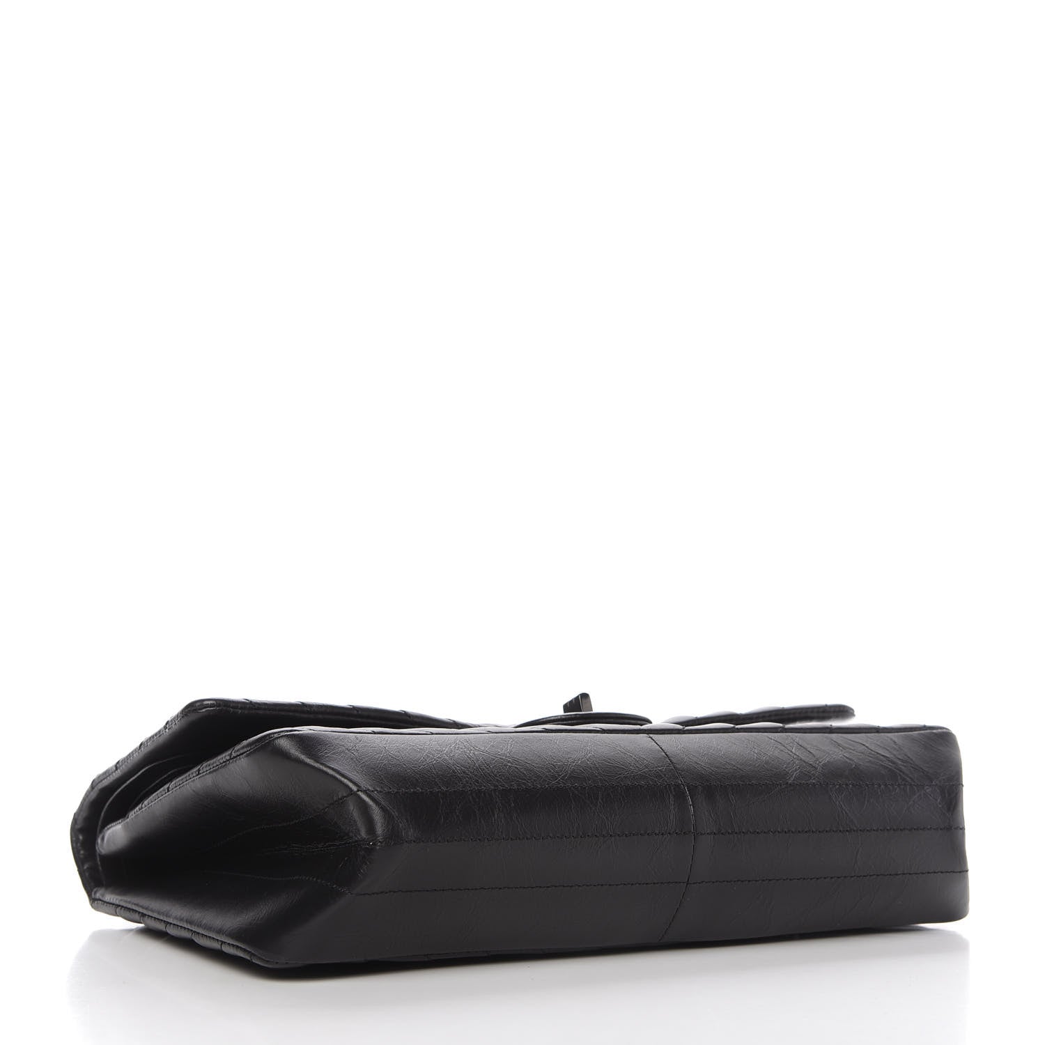 Chanel Aged Calfskin Chevron Quilted 2.55 Reissue 226 So Black 4 of 11