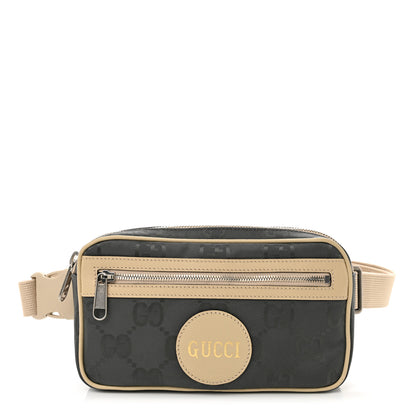 Gucci Econyl Nylon Monogram Off The Grid Belt Bag Graphite Grey New Plaster 1 of 11