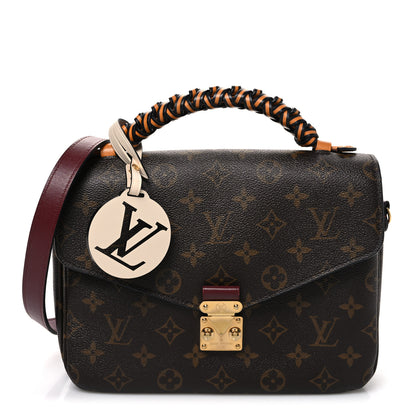 Louis Vuitton Monogram Braided Pochette Metis Safran 1 of 11