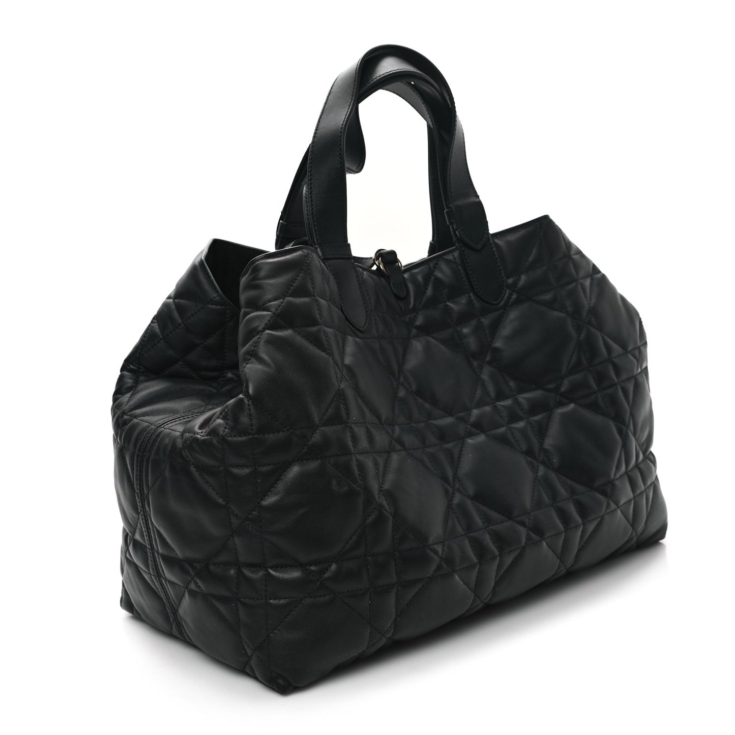 Calfskin Macrocannage Large Toujours Black