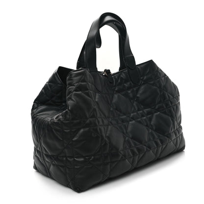 Christian Dior Calfskin Macrocannage Large Toujours Black 4 of 11