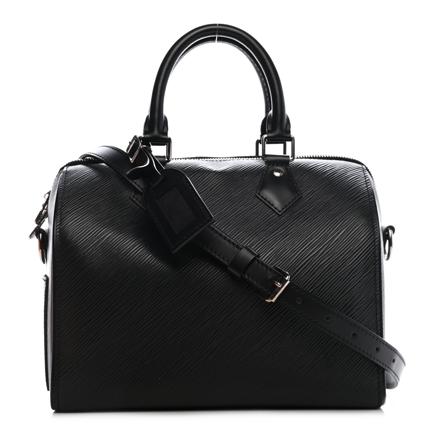 Louis Vuitton Epi Speedy Bandouliere 25 Black 1 of 8