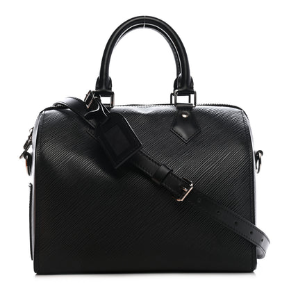 Louis Vuitton Epi Speedy Bandouliere 25 Black 1 of 8