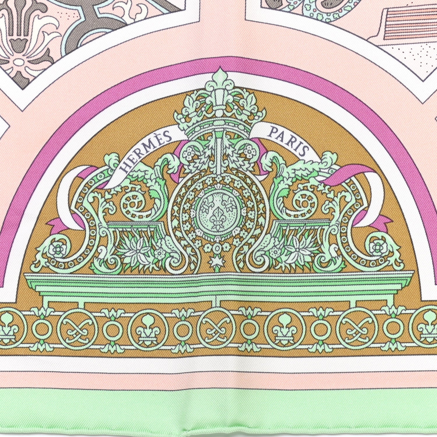 Hermes Silk Flanerie A Versailles Scarf 90 2 of 6