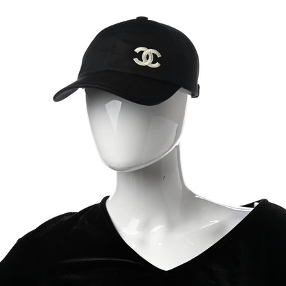 Chanel Cotton CC Cap Hat Black 2 of 8