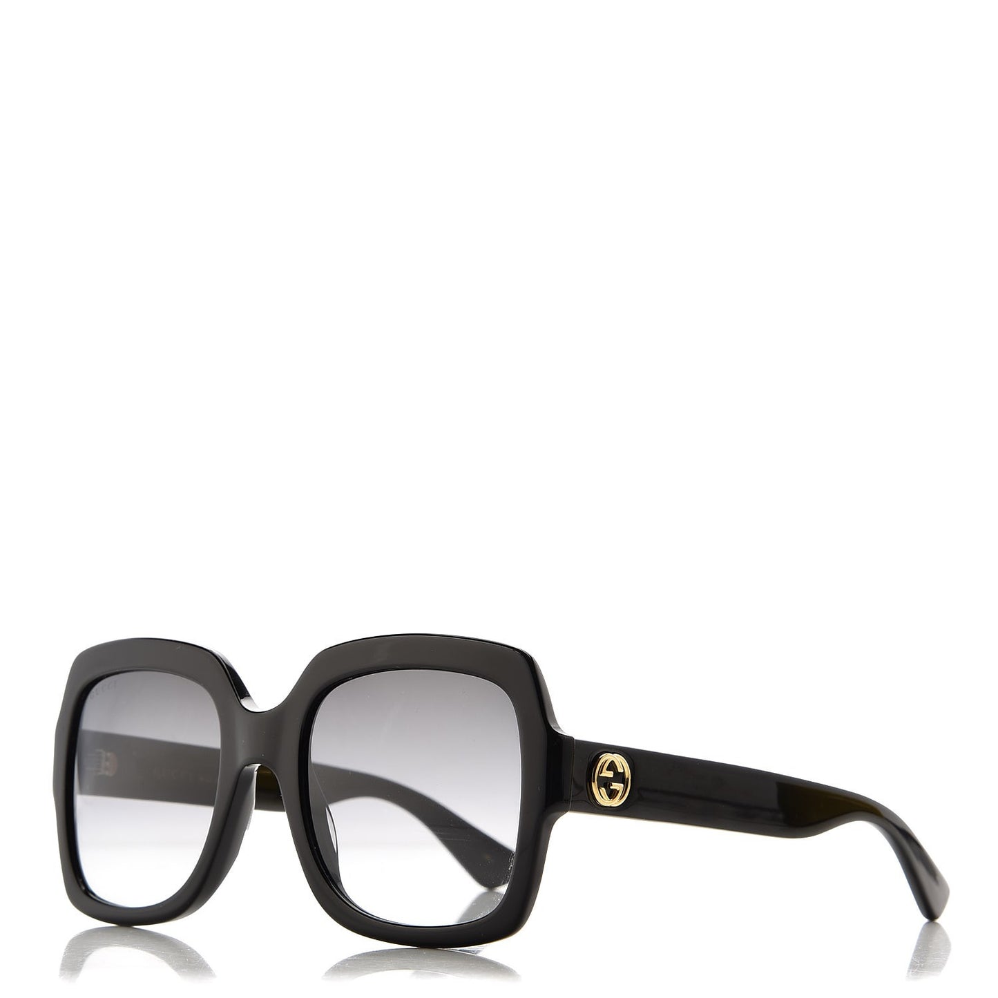 Oversize Square GG 0036S Sunglasses Black