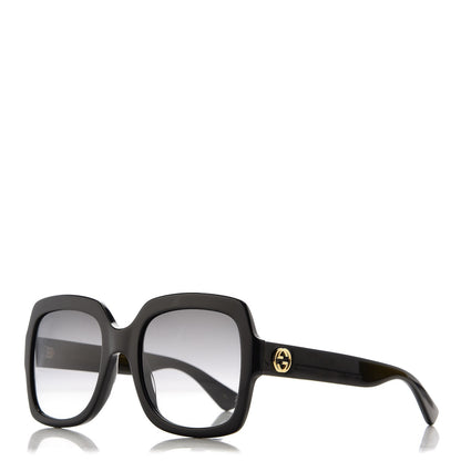Gucci Oversize Square GG 0036S Sunglasses Black 1 of 8