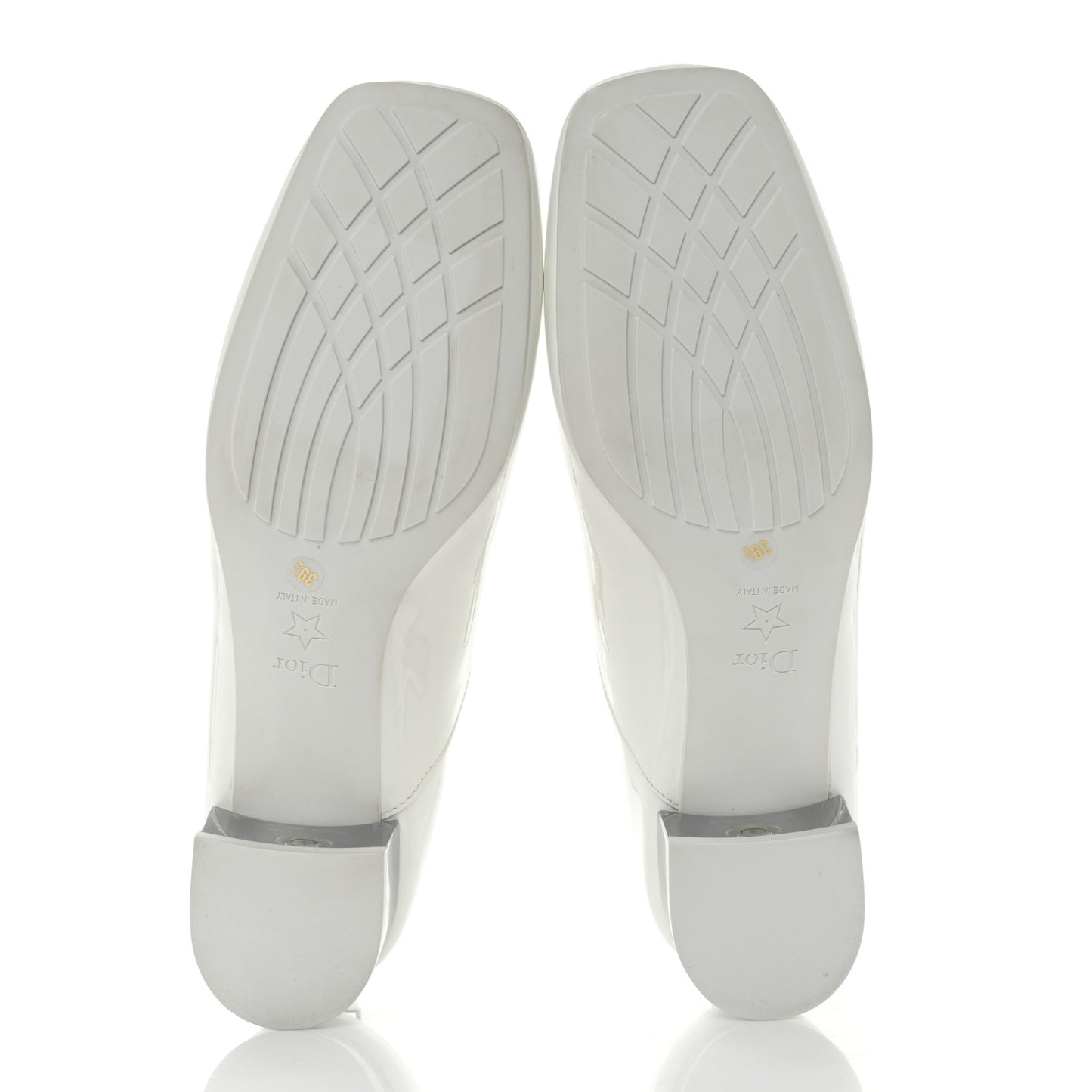 Patent Diorarty 30mm Pumps 39.5 White
