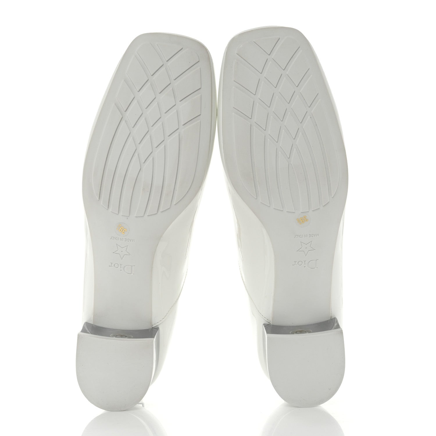 Christian Dior Patent Diorarty 30mm Pumps 39.5 White 5 of 9