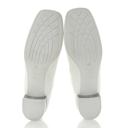 Christian Dior Patent Diorarty 30mm Pumps 39.5 White 5 of 9