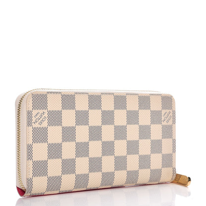 Louis Vuitton Damier Azur 2015 Christmas Animation Zippy Wallet Hibiscus 3 of 7