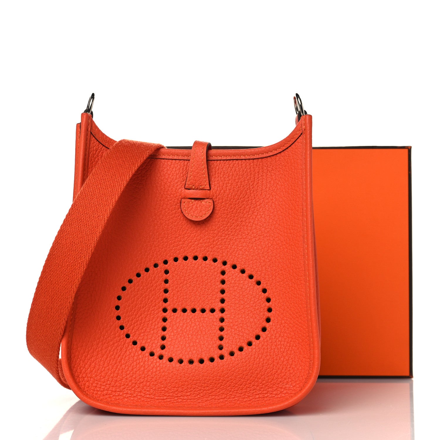 Hermes Taurillon Clemence Evelyne TPM Feu 10 of 10