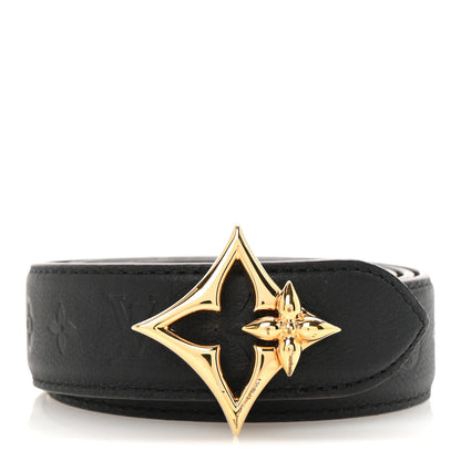 Louis Vuitton Calfskin Monogram 30mm Flowergram Reversible Belt Black 1 of 5