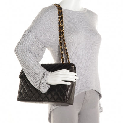 Chanel Lambskin Jumbo Flap Black 2 of 9