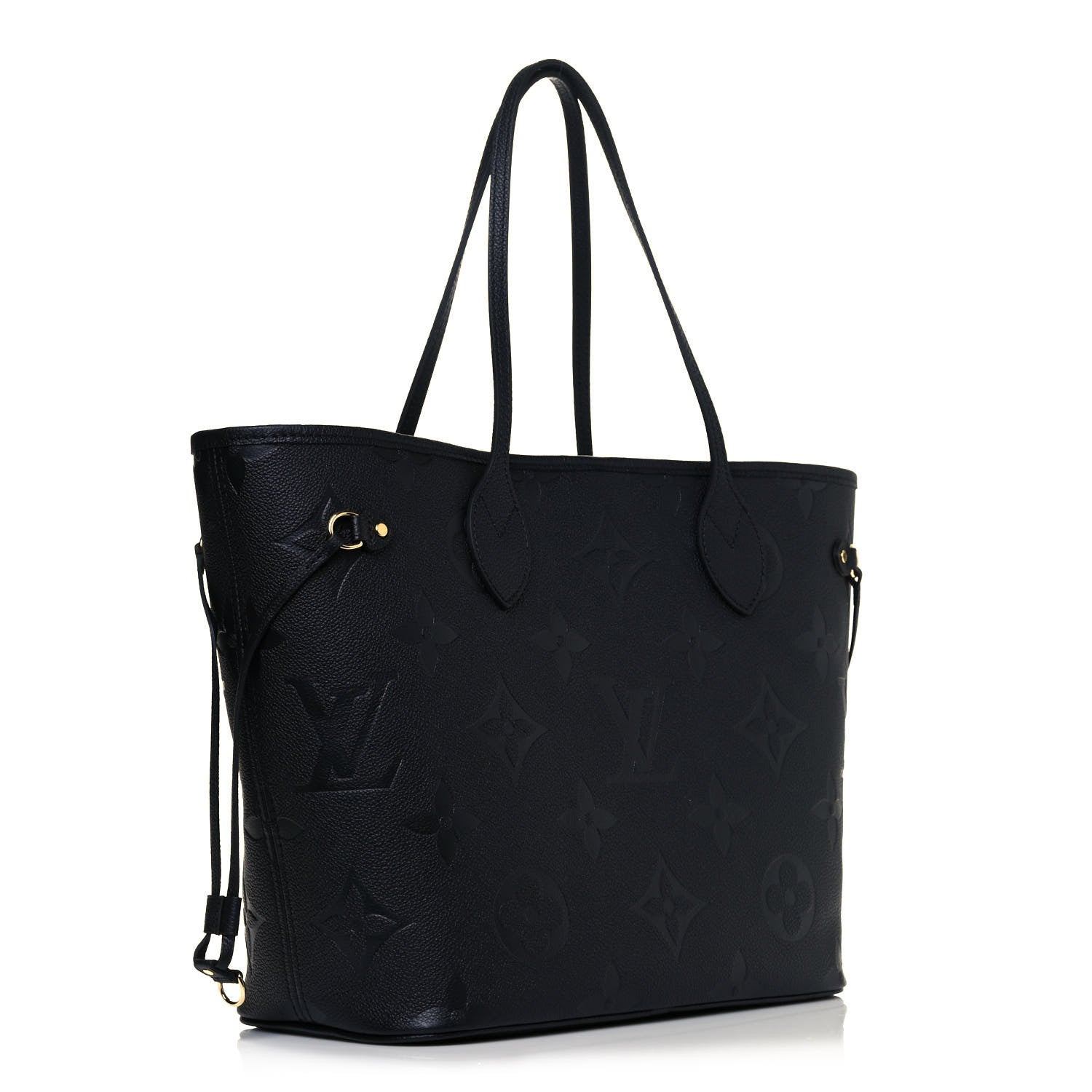 Louis Vuitton Empreinte Monogram Giant Neverfull MM Black 3 of 7