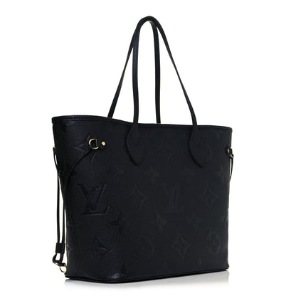 Louis Vuitton Empreinte Monogram Giant Neverfull MM Black 3 of 7