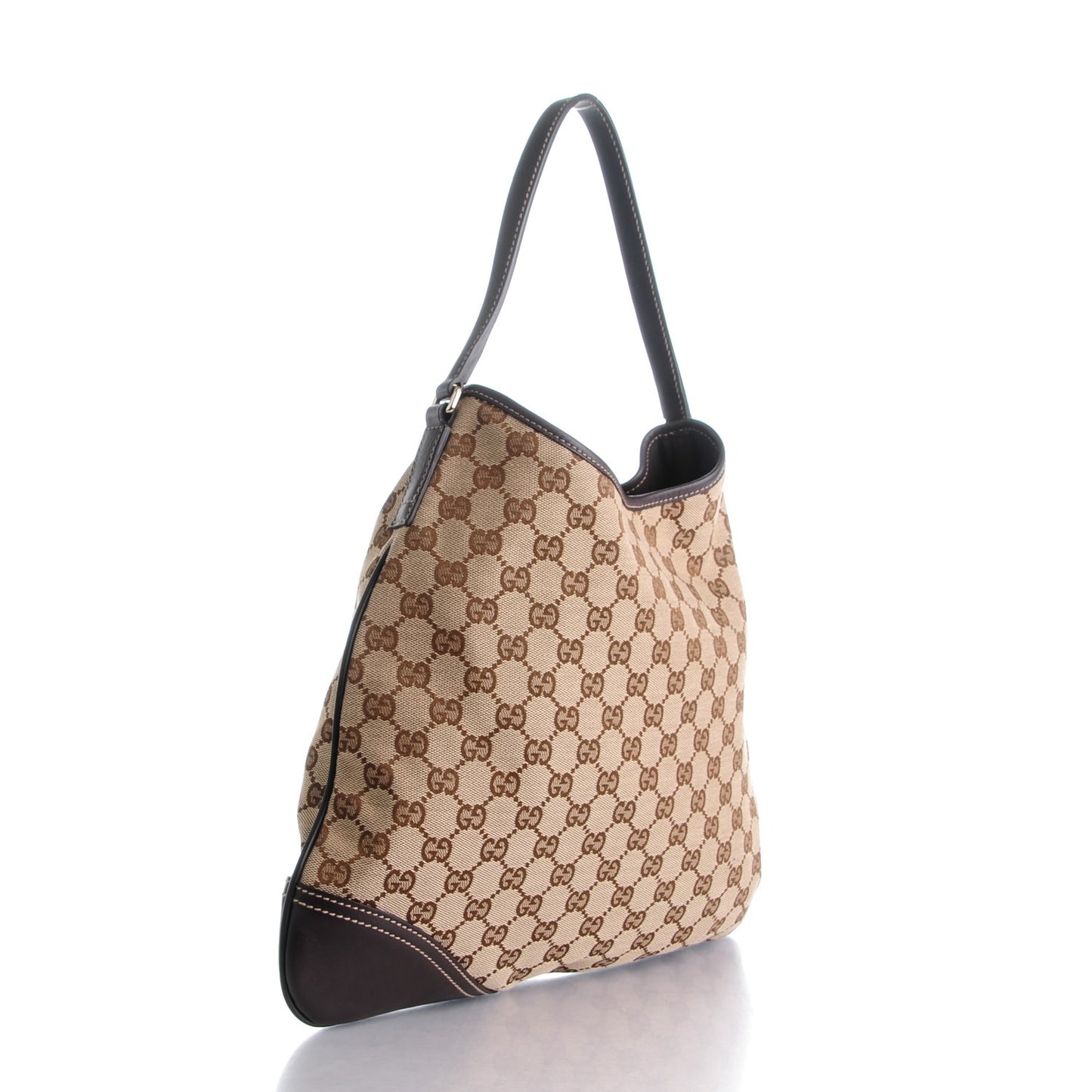 Monogram Medium New Britt Hobo Dark Brown