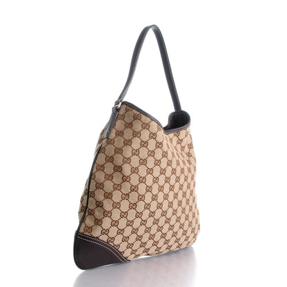 Gucci Monogram Medium New Britt Hobo Dark Brown 3 of 7