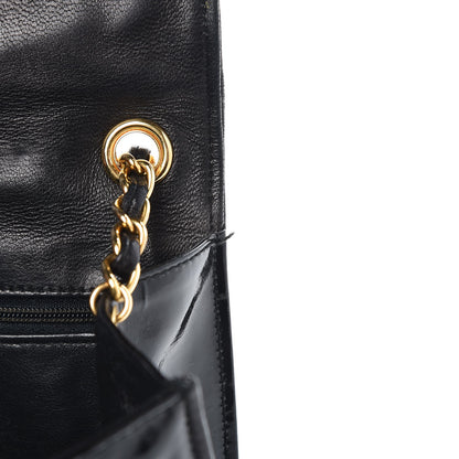 Chanel Patent Tassel Quilted Shoulder Bag Black 9 of 12