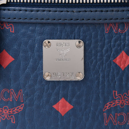 MCM Visetos X-Mini Crossbody Bag Deep Blue Sea 7 of 9
