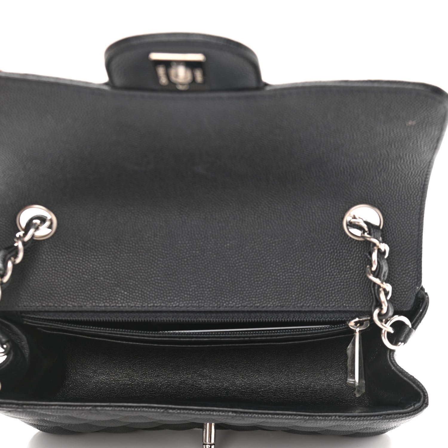 Chanel Caviar Quilted Mini Rectangular Flap Black 5 of 12