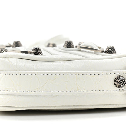 Balenciaga Agneau Arena Mini Le Cagole Heart Bag Optic White 8 of 9