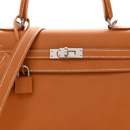 Hermes Vache Natural Kelly Sellier 25 Natural Sable 7 of 10