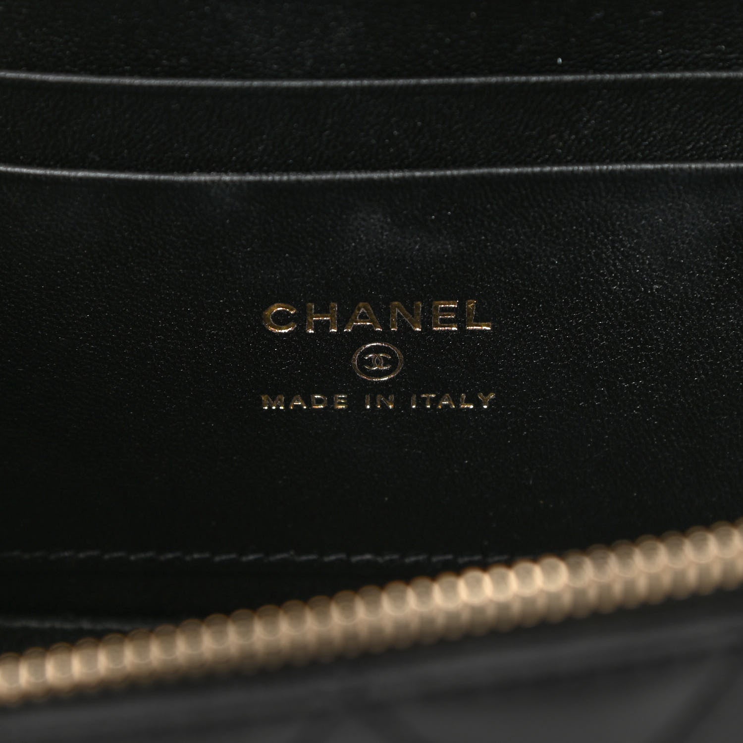 Chanel Lambskin Quilted Small Top Handle Vanity Case With Chain Black 4 of 13