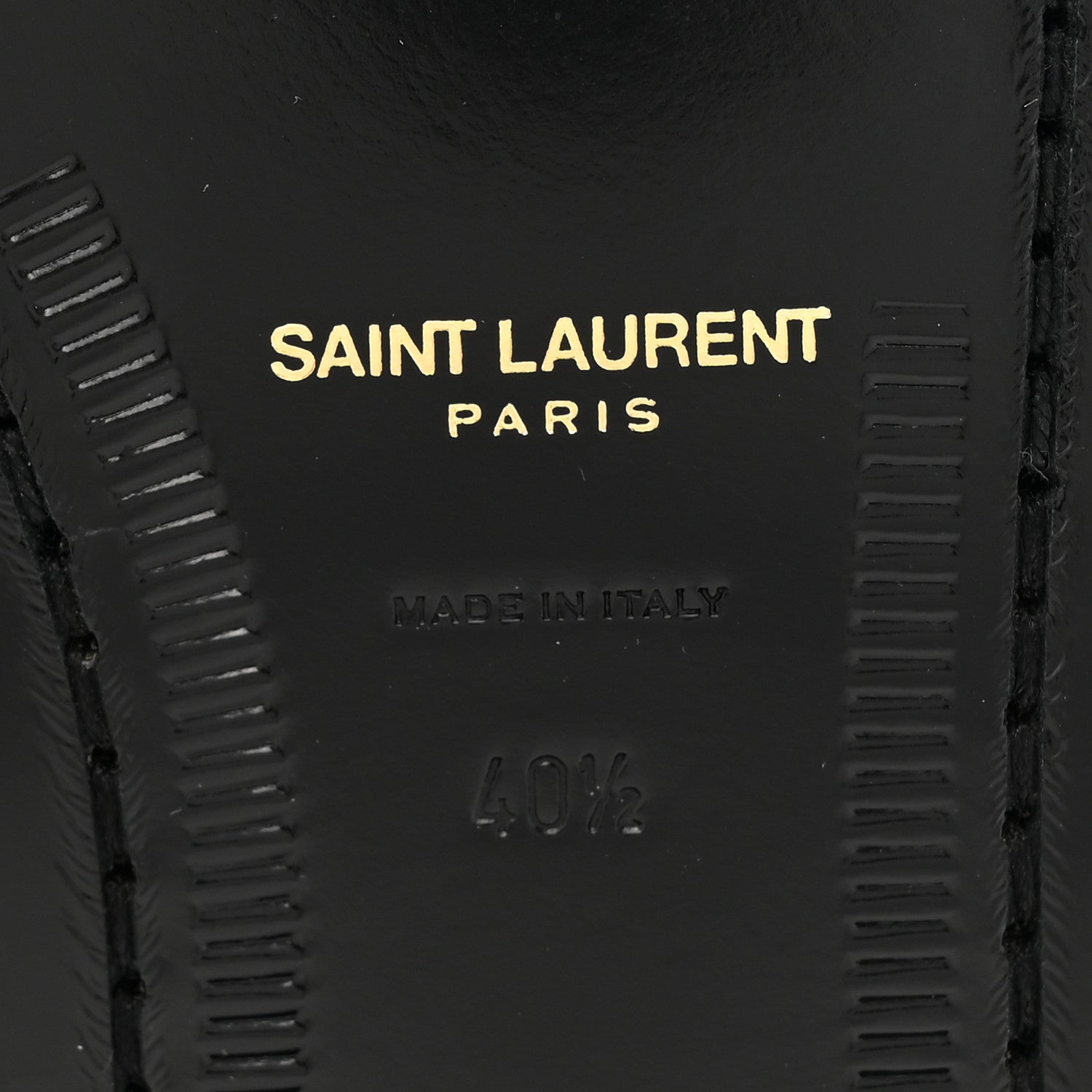 Saint Laurent Magnum Lux Calfskin Le Loafer 15 Moccasins 40.5 Black 7 of 10